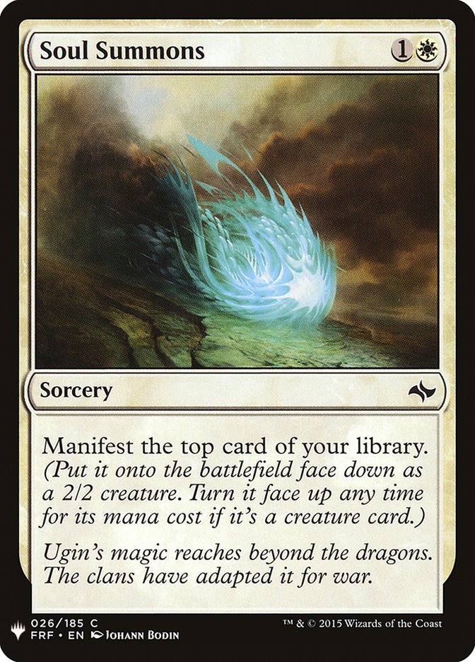 Soul Summons [Mystery Booster] Magic: The Gathering