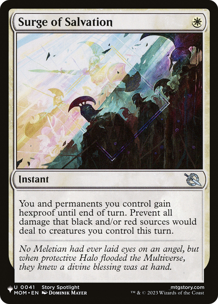 Surge of Salvation [The List] Magic: The Gathering