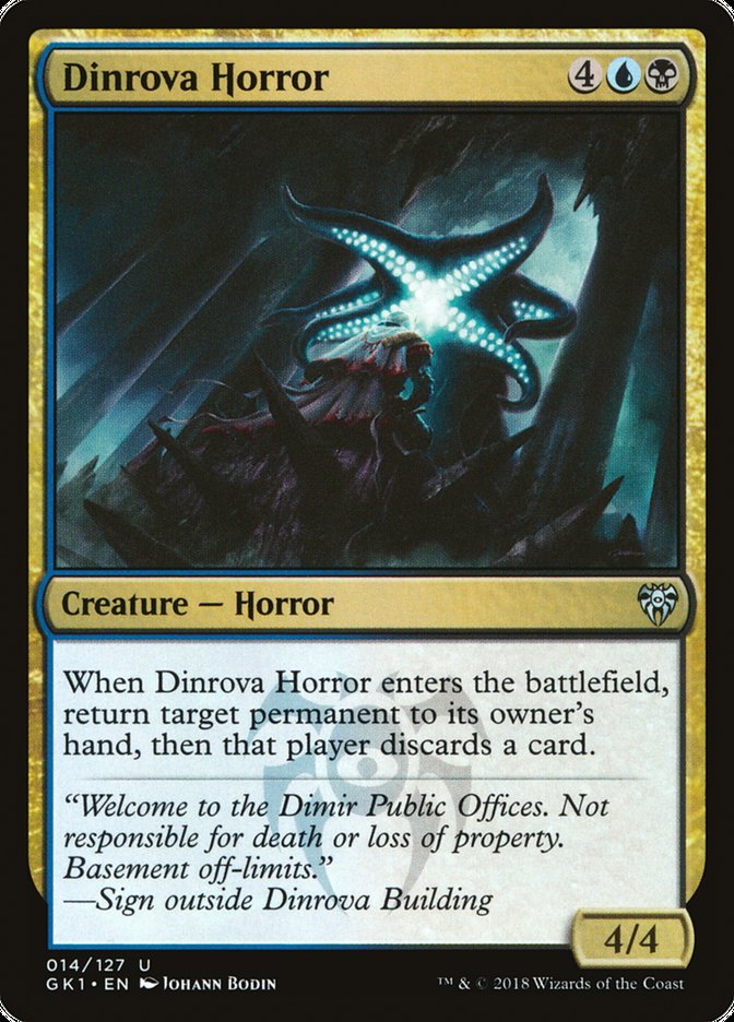 Dinrova Horror [Guilds of Ravnica Guild Kit] Magic: The Gathering
