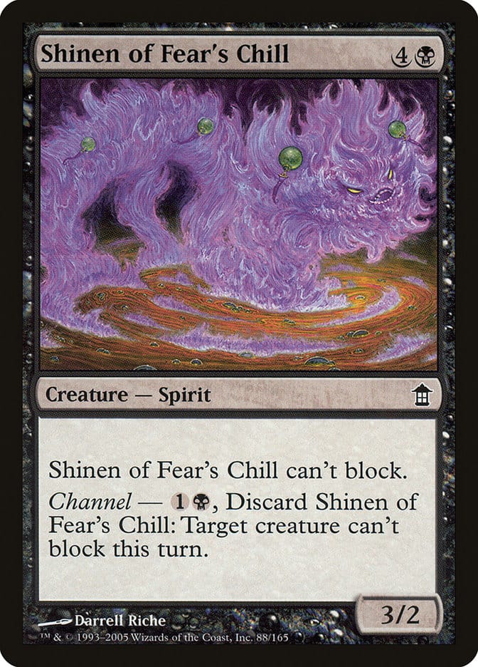 Shinen of Fear's Chill [Saviors of Kamigawa] Magic: The Gathering