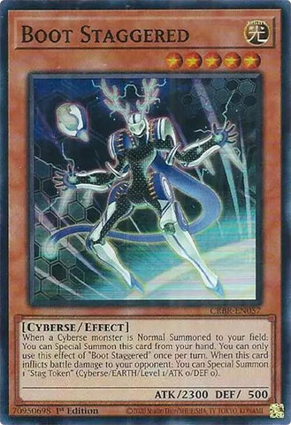 Boot Staggered (SR) [CRBR-EN057] Super Rare