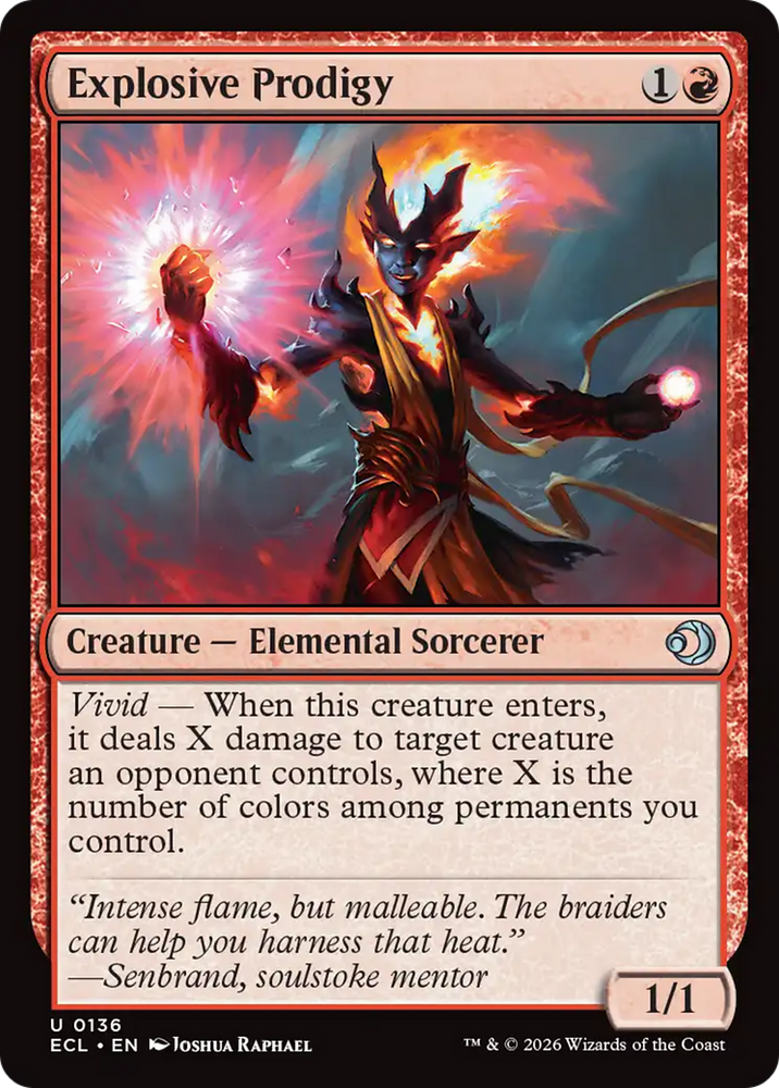 Explosive Prodigy [Lorwyn Eclipsed] Magic: The Gathering