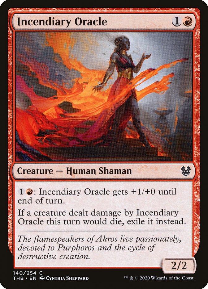 Incendiary Oracle [Theros Beyond Death] Magic: The Gathering