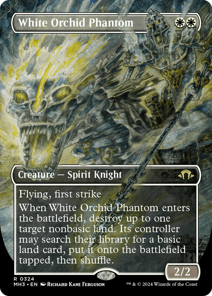 White Orchid Phantom (Borderless) [Modern Horizons 3] Magic: The Gathering