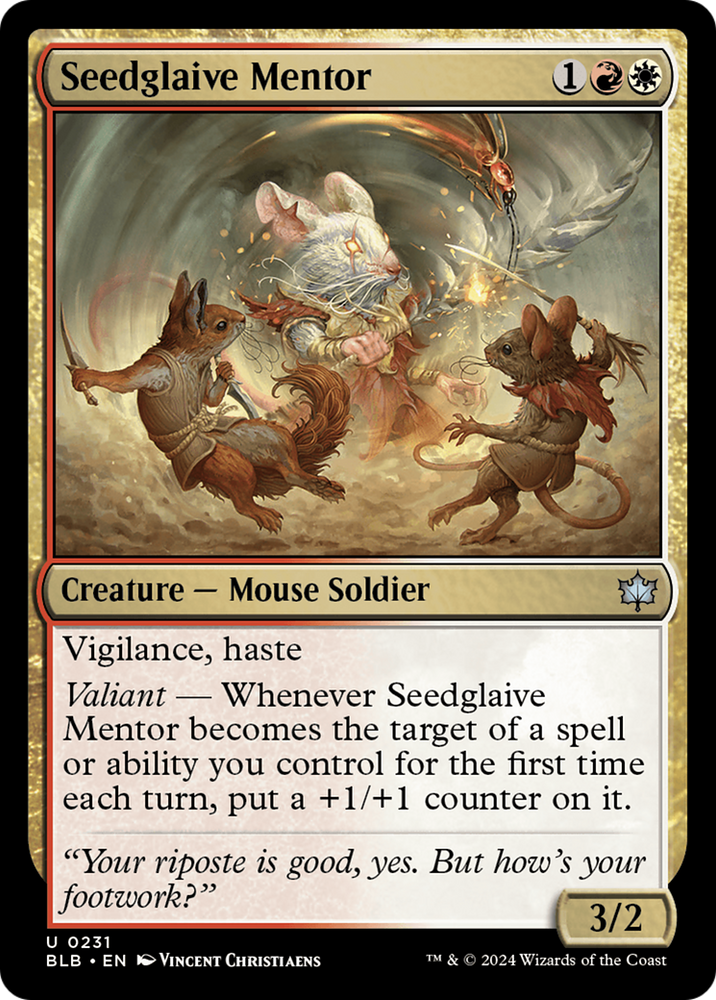 Seedglaive Mentor [Bloomburrow] Magic: The Gathering