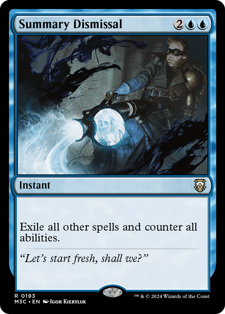 Summary Dismissal (Ripple Foil) [Modern Horizons 3 Commander] Magic: The Gathering
