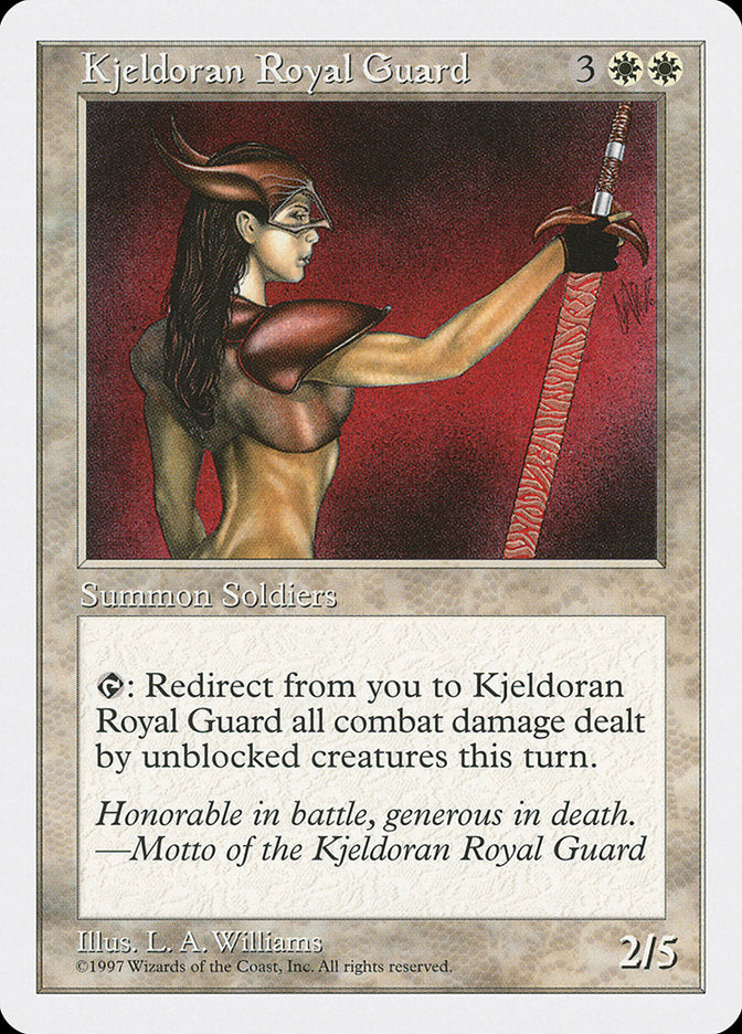 Kjeldoran Royal Guard [Fifth Edition] Magic: The Gathering