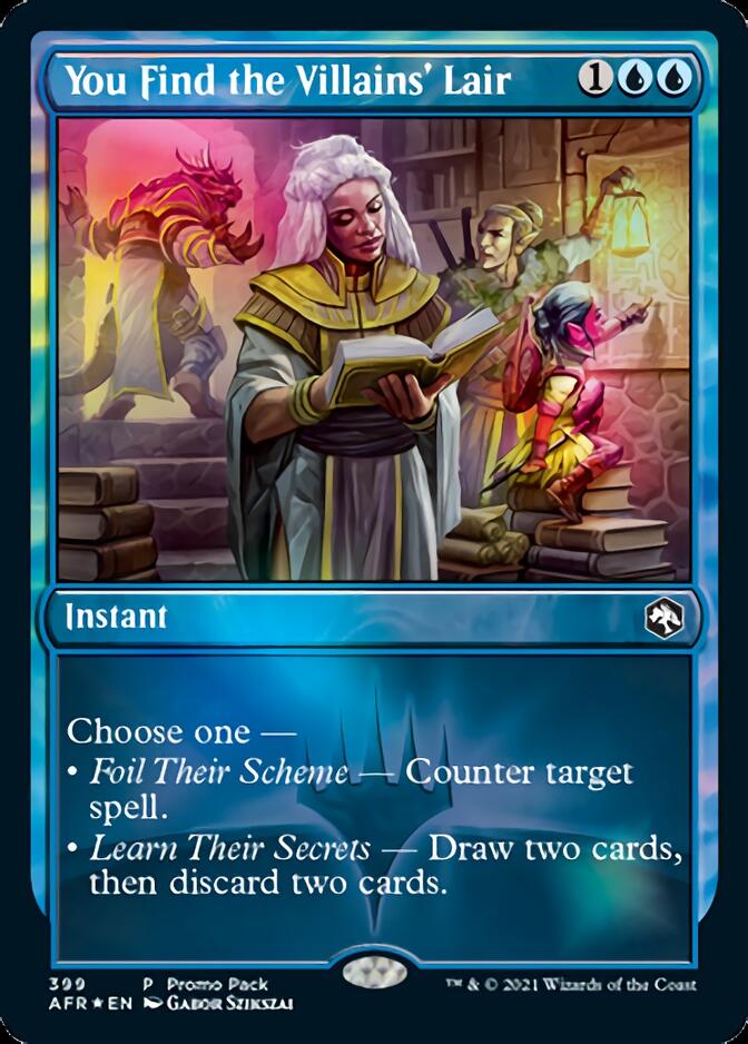 You Find the Villains' Lair (Promo Pack) [Dungeons & Dragons: Adventures in the Forgotten Realms] Magic: The Gathering