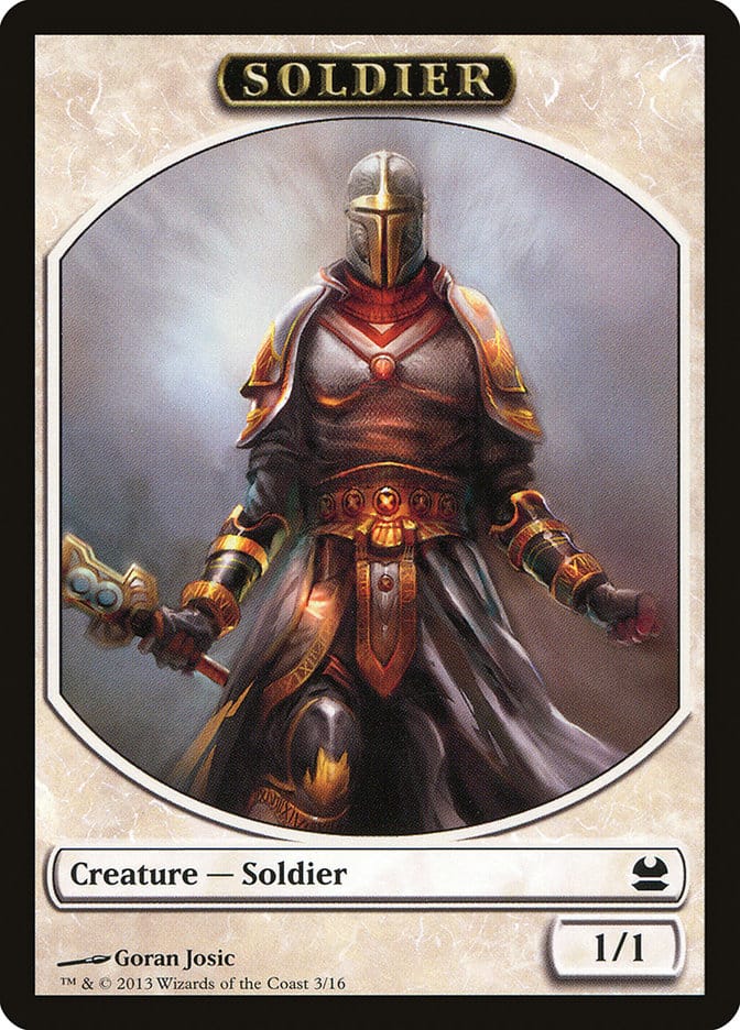 Soldier Token [Modern Masters Tokens] Magic: The Gathering