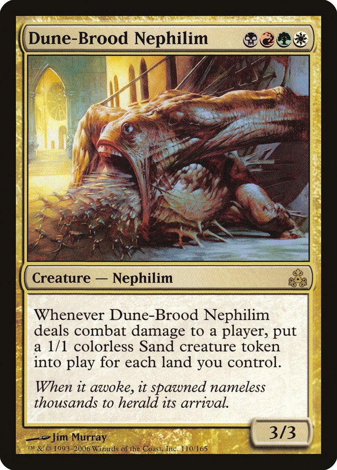 Dune-Brood Nephilim [Guildpact] Magic: The Gathering