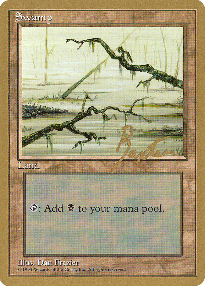 Swamp (gb371) (George Baxter) [Pro Tour Collector Set] Magic: The Gathering