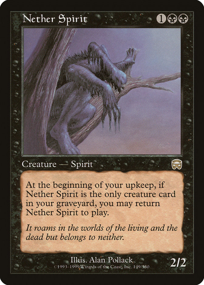 Nether Spirit [Mercadian Masques] Magic: The Gathering