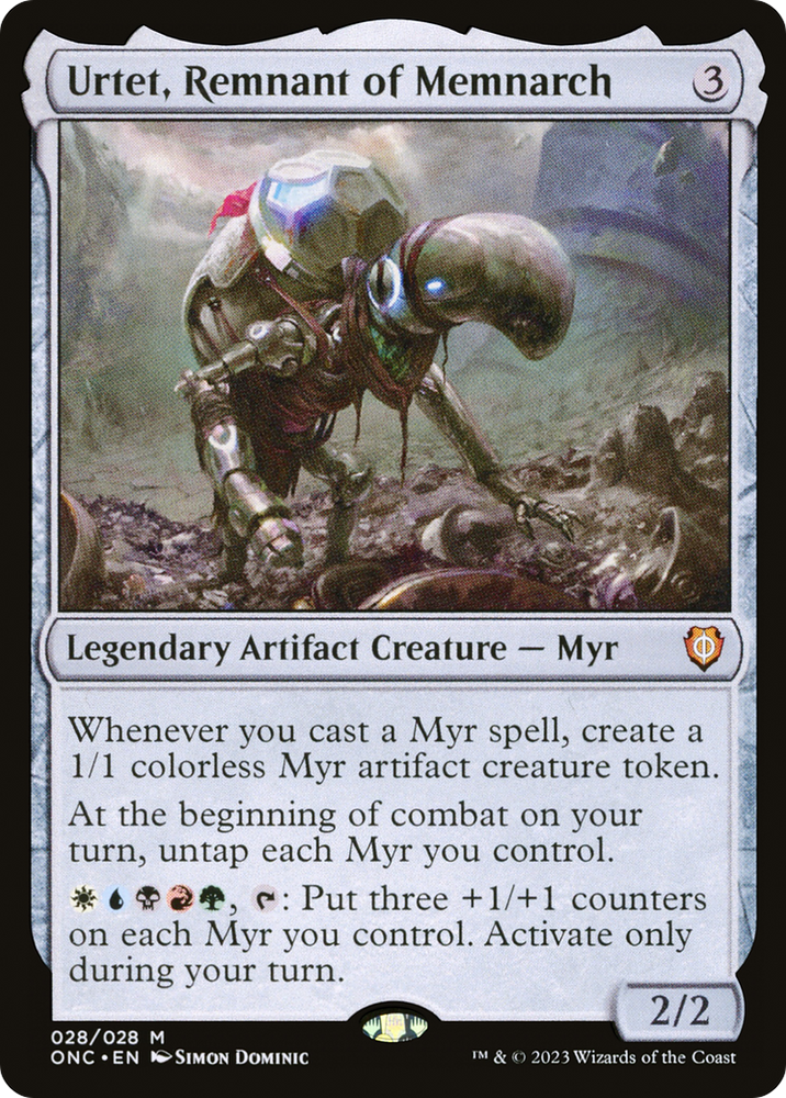Urtet, Remnant of Memnarch [Phyrexia: All Will Be One Commander] Magic: The Gathering