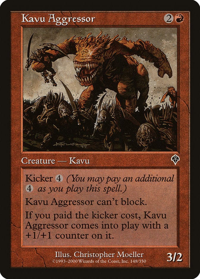 Kavu Aggressor [Invasion] Magic: The Gathering