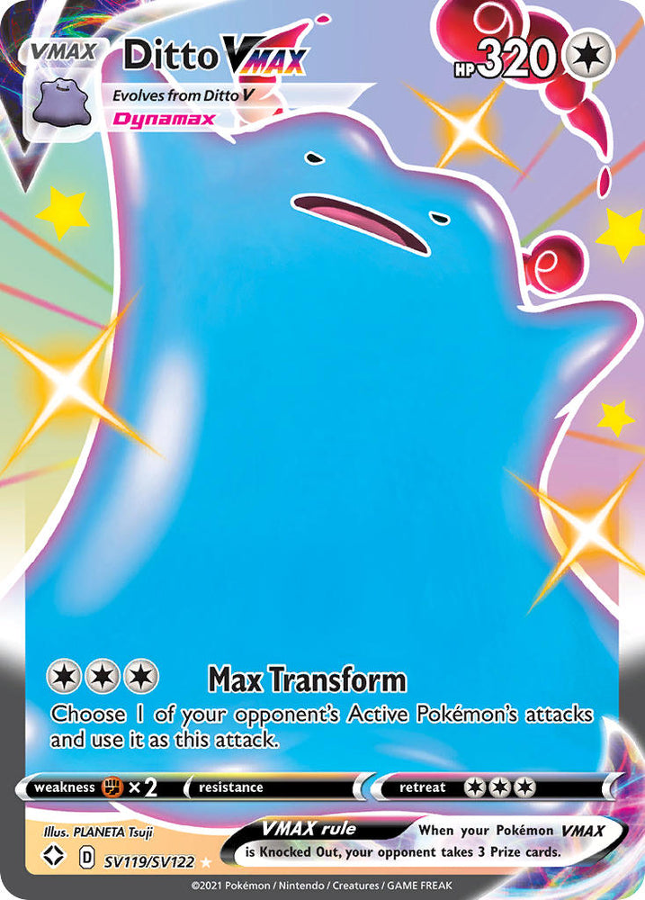 Ditto VMAX (SV119/SV122) [Sword & Shield: Shining Fates] Pokémon