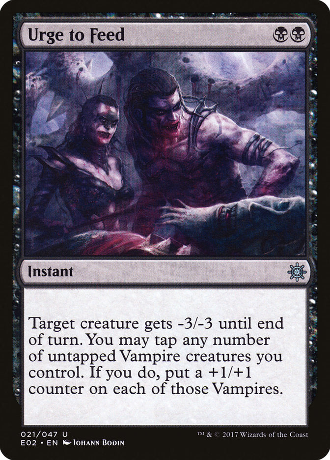 Urge to Feed [Explorers of Ixalan] Magic: The Gathering