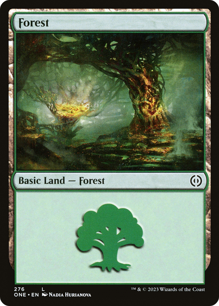 Forest (276) [Phyrexia: All Will Be One] Magic: The Gathering