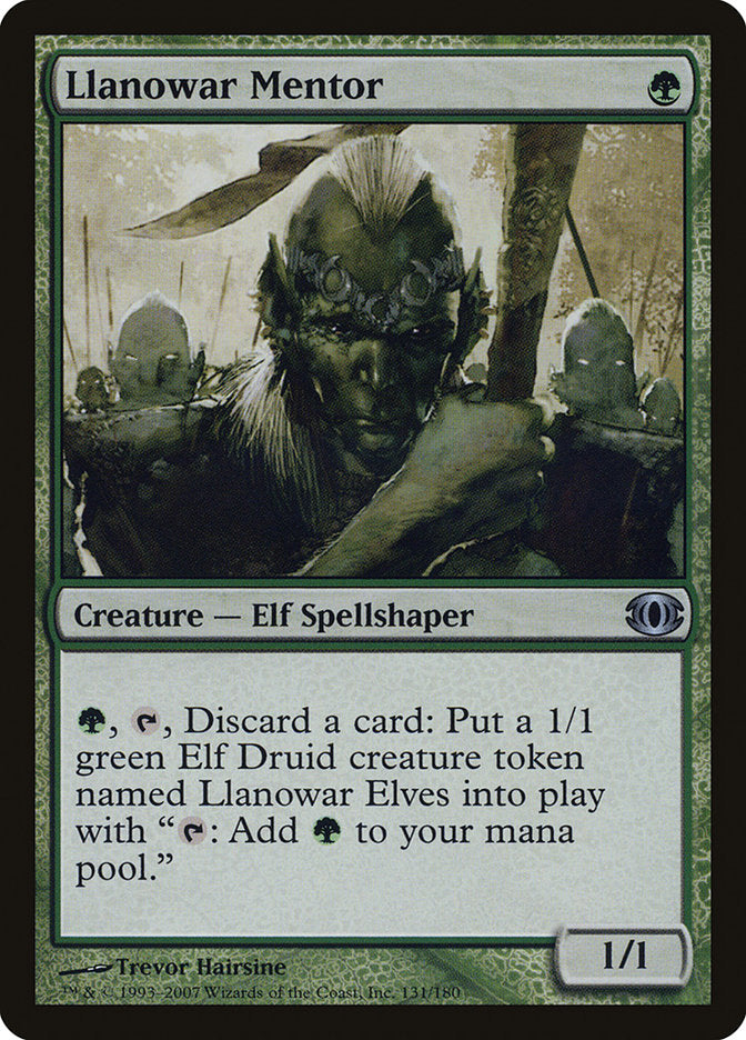 Llanowar Mentor [Future Sight] Magic: The Gathering