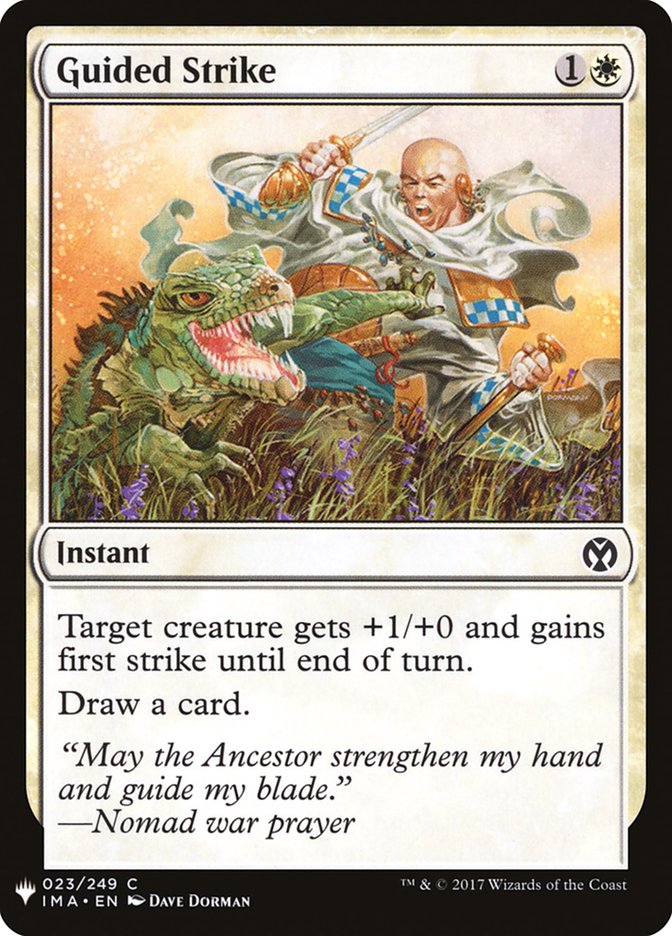 Guided Strike [Mystery Booster] Magic: The Gathering