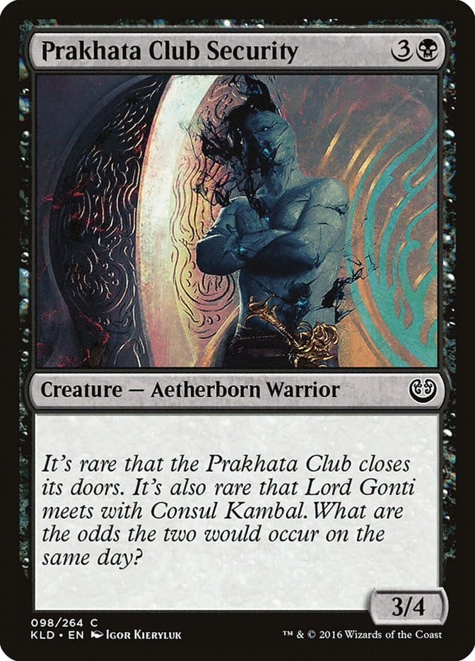 Prakhata Club Security [Kaladesh] Magic: The Gathering