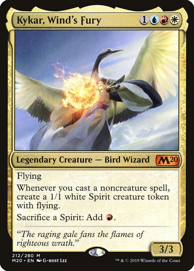 Kykar, Wind's Fury [Core Set 2020] Magic: The Gathering