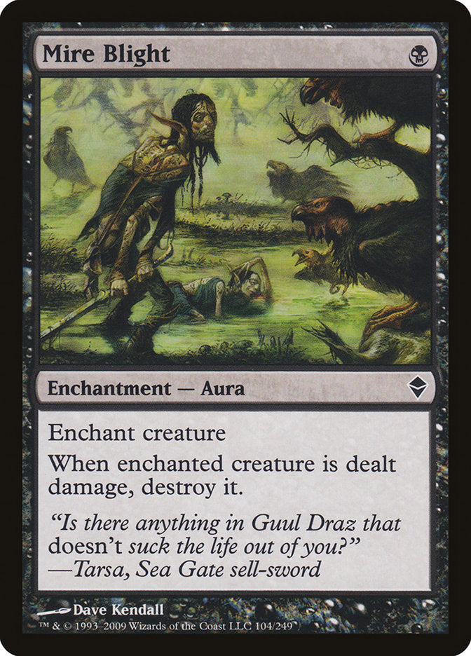 Mire Blight [Zendikar] Magic: The Gathering