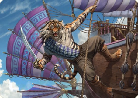 Jedit Ojanen, Mercenary Art Card [Dominaria United Art Series] Magic: The Gathering