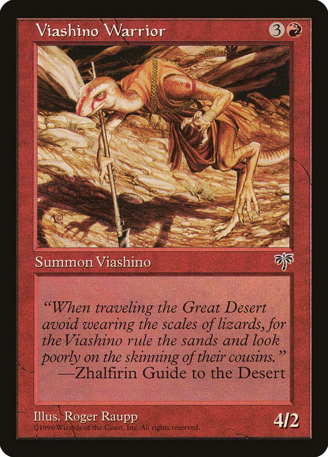 Viashino Warrior [Mirage] Magic: The Gathering