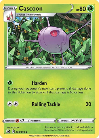 Cascoon (009/196) [Sword & Shield: Lost Origin] Pokémon