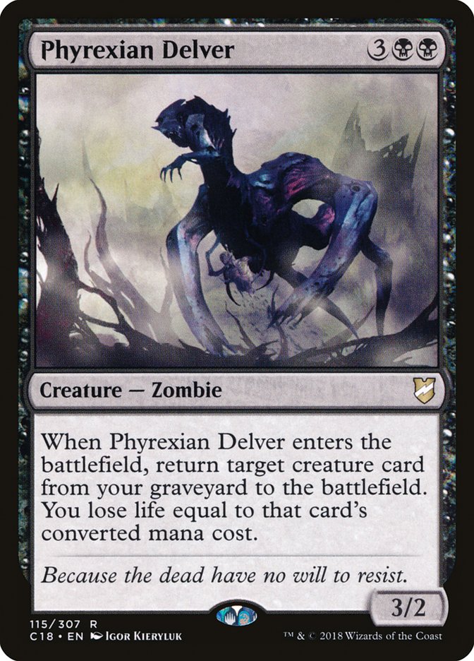 Phyrexian Delver [Commander 2018] Magic: The Gathering