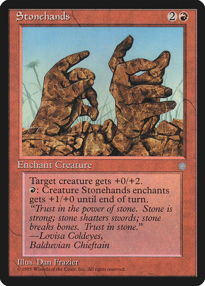 Stonehands [Ice Age] Magic: The Gathering