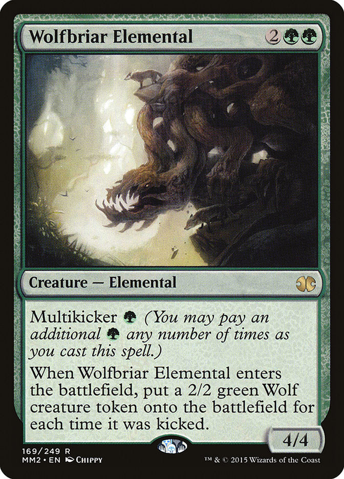 Wolfbriar Elemental [Modern Masters 2015] Magic: The Gathering
