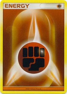 Fighting Energy (2007 Unnumbered D P Style) [League & Championship Cards] Pokémon