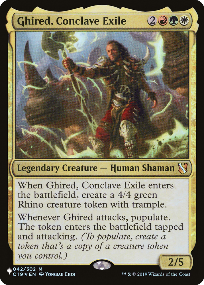 Ghired, Conclave Exile [The List] Magic: The Gathering