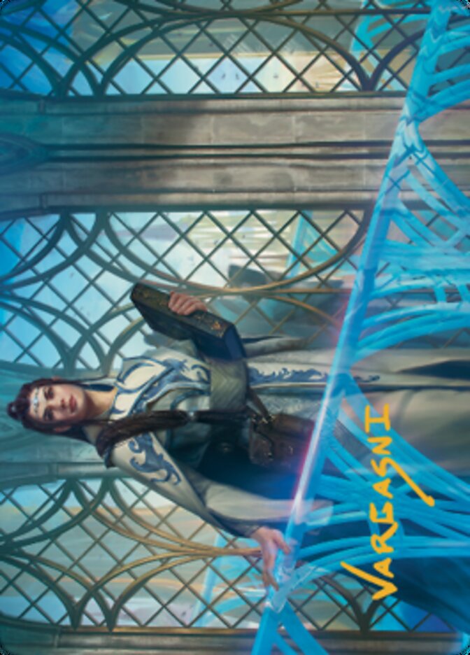 Hurkyl, Master Wizard Art Card (Gold-Stamped Signature) [The Brothers' War Art Series] Magic: The Gathering