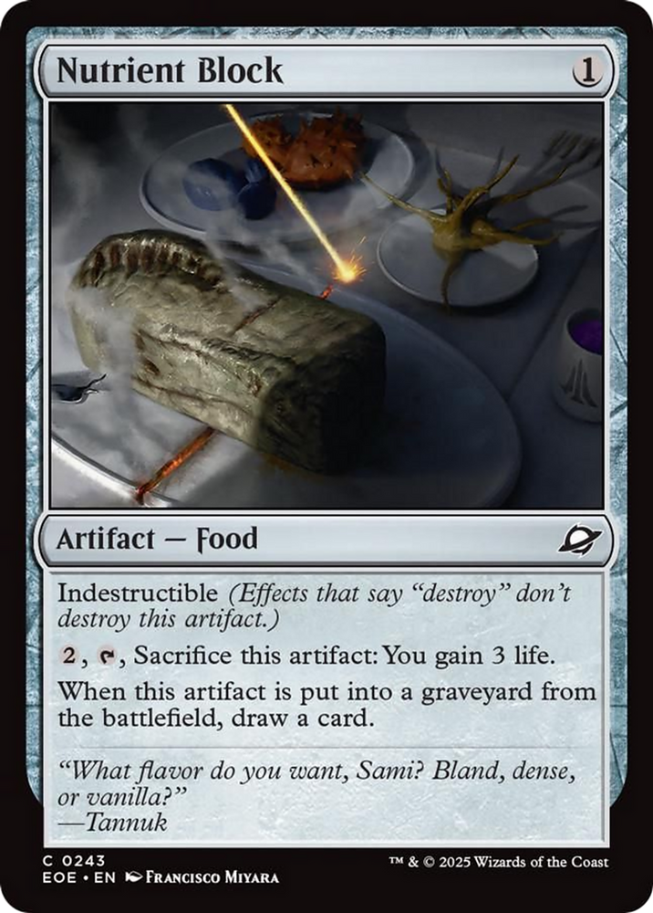 Nutrient Block [Edge of Eternities] Magic: The Gathering