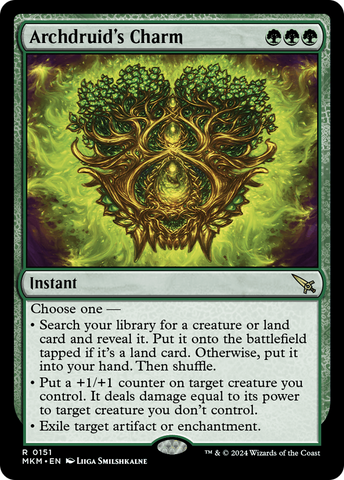 Archdruid's Charm [Murders at Karlov Manor] Magic: The Gathering