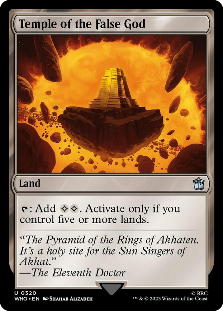 Temple of the False God [Doctor Who] Magic: The Gathering