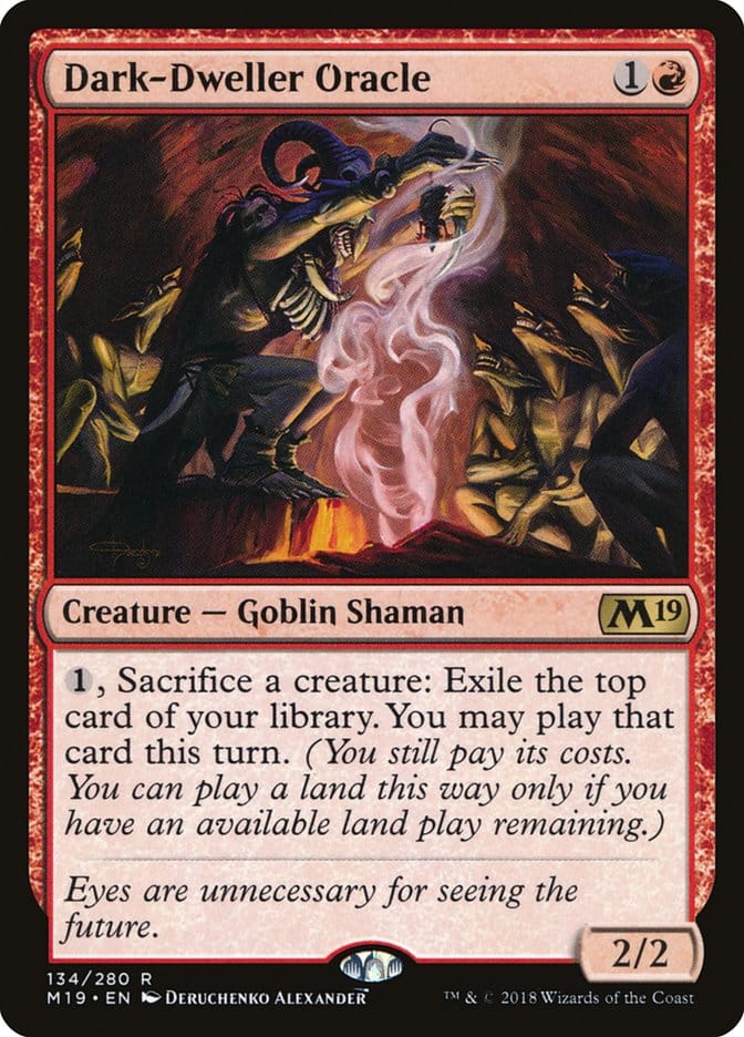 Dark-Dweller Oracle [Core Set 2019] Magic: The Gathering