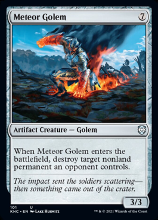 Meteor Golem [Kaldheim Commander] Magic: The Gathering