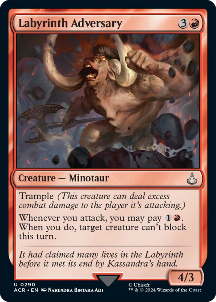Labyrinth Adversary [Assassin's Creed] Magic: The Gathering