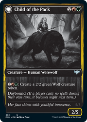 Child of the Pack // Savage Packmate [Innistrad: Double Feature] Magic: The Gathering