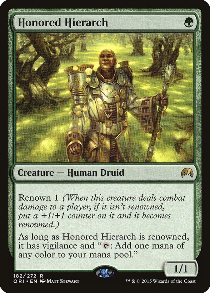 Honored Hierarch [Magic Origins] Magic: The Gathering