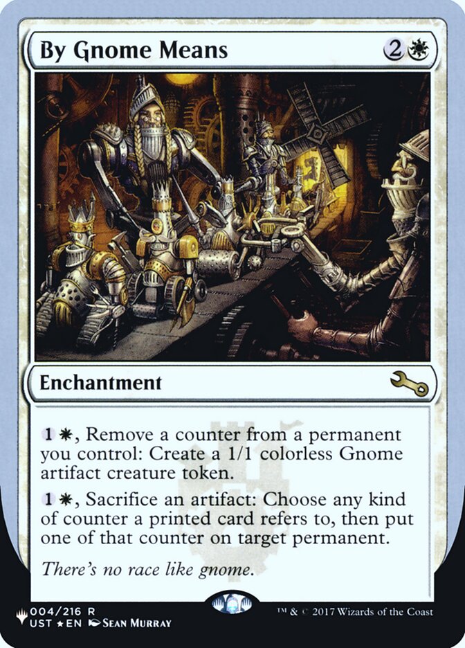 By Gnome Means (Unfinity Foil Edition) [The List] Magic: The Gathering