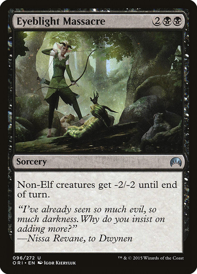 Eyeblight Massacre [Magic Origins] Magic: The Gathering