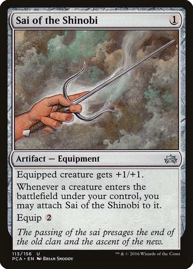 Sai of the Shinobi [Planechase Anthology] Magic: The Gathering