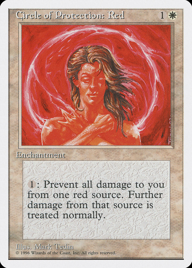 Circle of Protection: Red [Introductory Two-Player Set] Magic: The Gathering