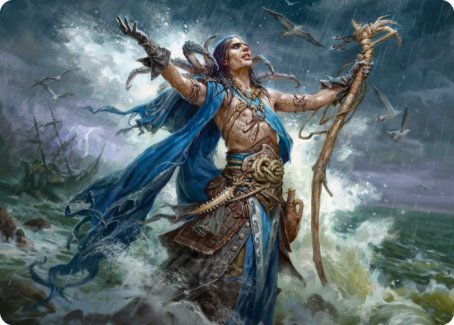 Lier, Disciple of the Drowned Art Card [Innistrad: Midnight Hunt Art Series] Magic: The Gathering