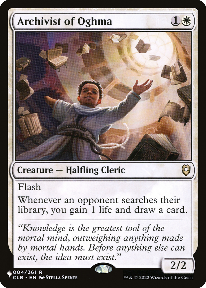 Archivist of Oghma [The List] Magic: The Gathering