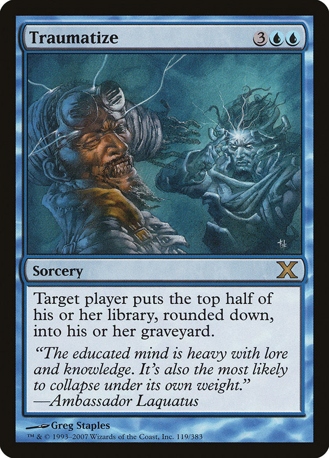 Traumatize [Tenth Edition] Magic: The Gathering